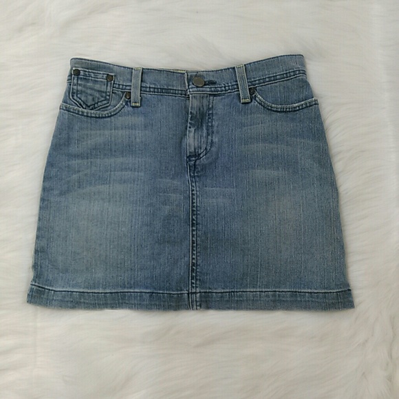 Old Navy Dresses & Skirts - Old Navy Junior Sz 1 Blue Jean Denim Mini Skirt